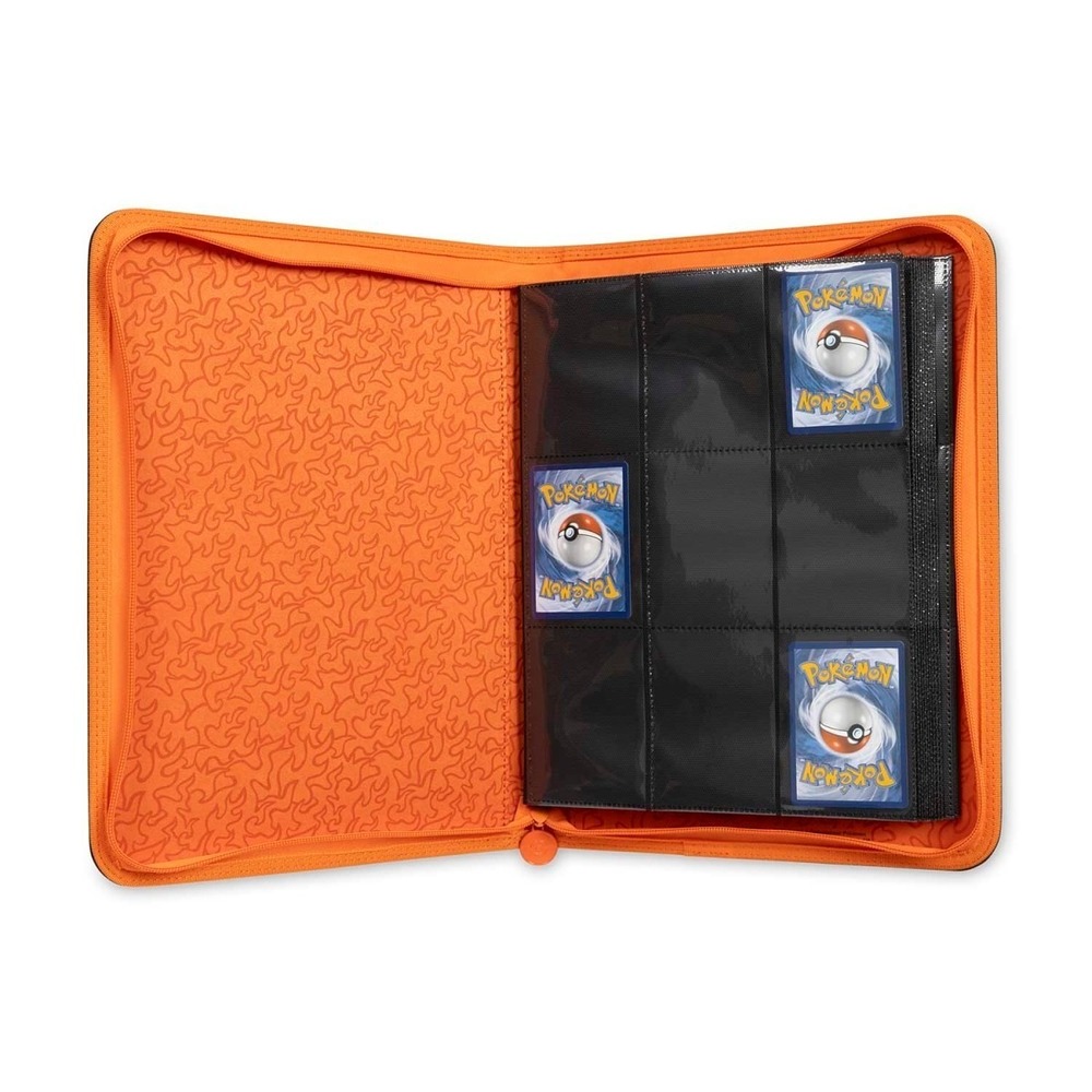 Pokémon TCG: Scorching Charizard Premium Zip Collector's Trading Card Binder - Picture 3 of 7